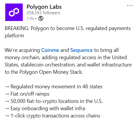 polygon enterprise defi pilots market research upgrade
